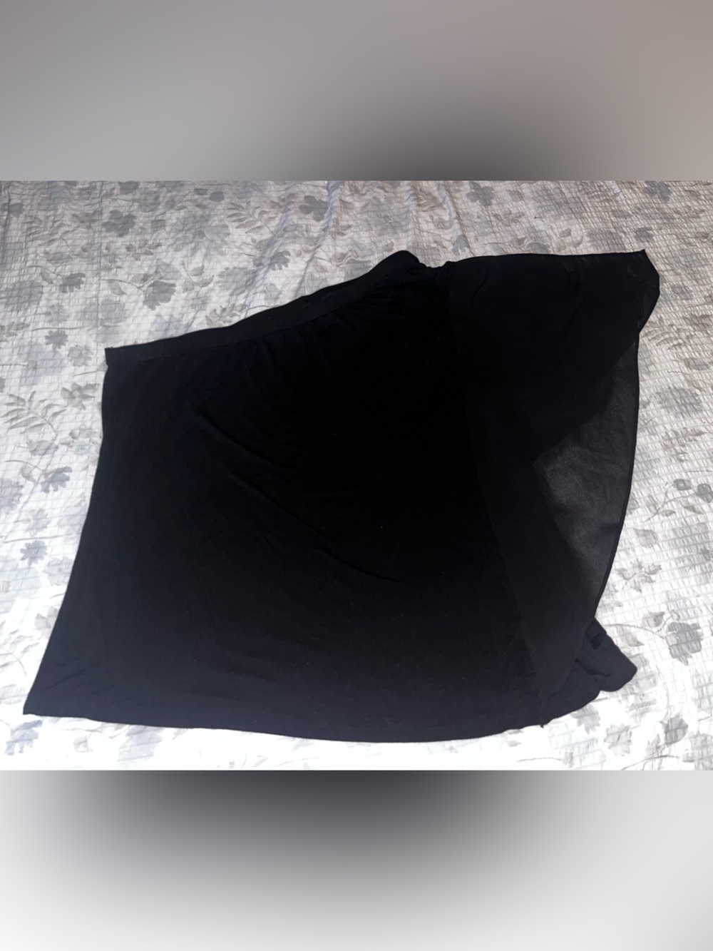 Lane Bryant Black High-Low Layered Top